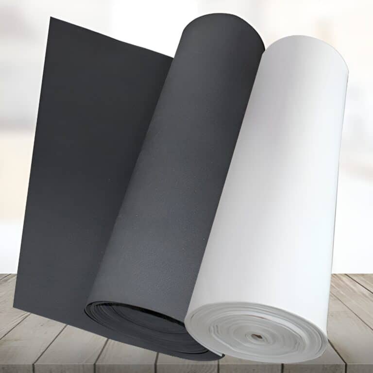 Mousse acoustique autocollante - 1 rouleau - 1Mx20cmx5mm