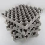 Mousse acoustique alvéolée - 12 pièces - 30x30x5cm