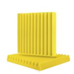 Mousse acoustique jaune - 12 pièces - 30x30x2.5cm