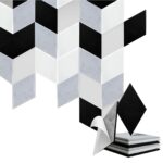 Mousse acoustique design - 24 pièces - 15x15 cm