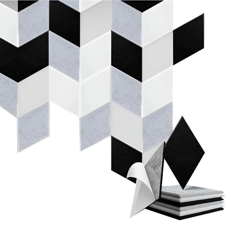 Mousse acoustique design - 24 pièces - 15x15 cm