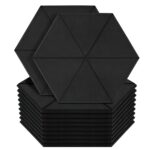 Mousse acoustique pour chambre - 12 pièces - 17.5cmx17.5cm