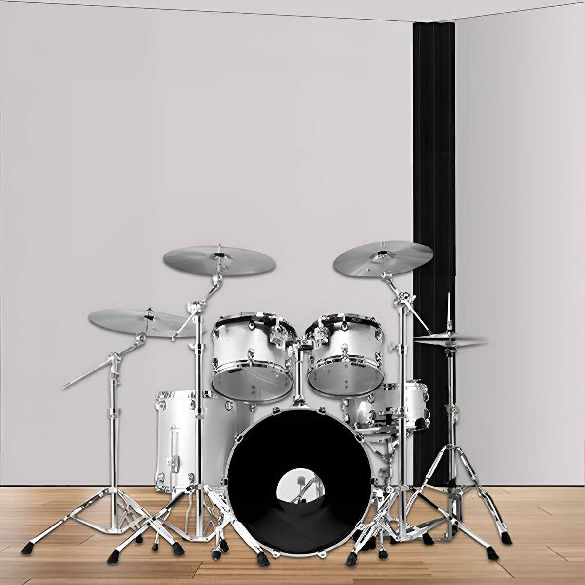 Mousse acoustique angle pour isolation sonore, 12 pièces, 7.5x7.5x30cm.