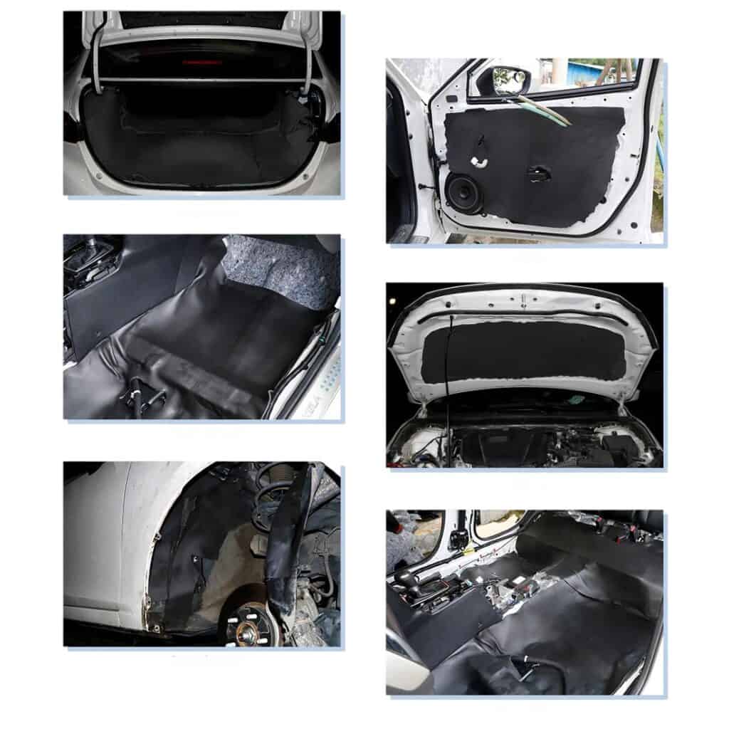 mousse acoustique pour voiture